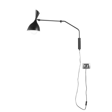 Applique da Parete E27 Nera o Bianca | Mondialshop