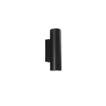 Applique da Parete 18x7x5cm Bianca Nera Oro | Mondialshop
