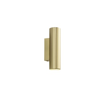Applique da Parete 18x7x5cm Bianca Nera Oro | Mondialshop