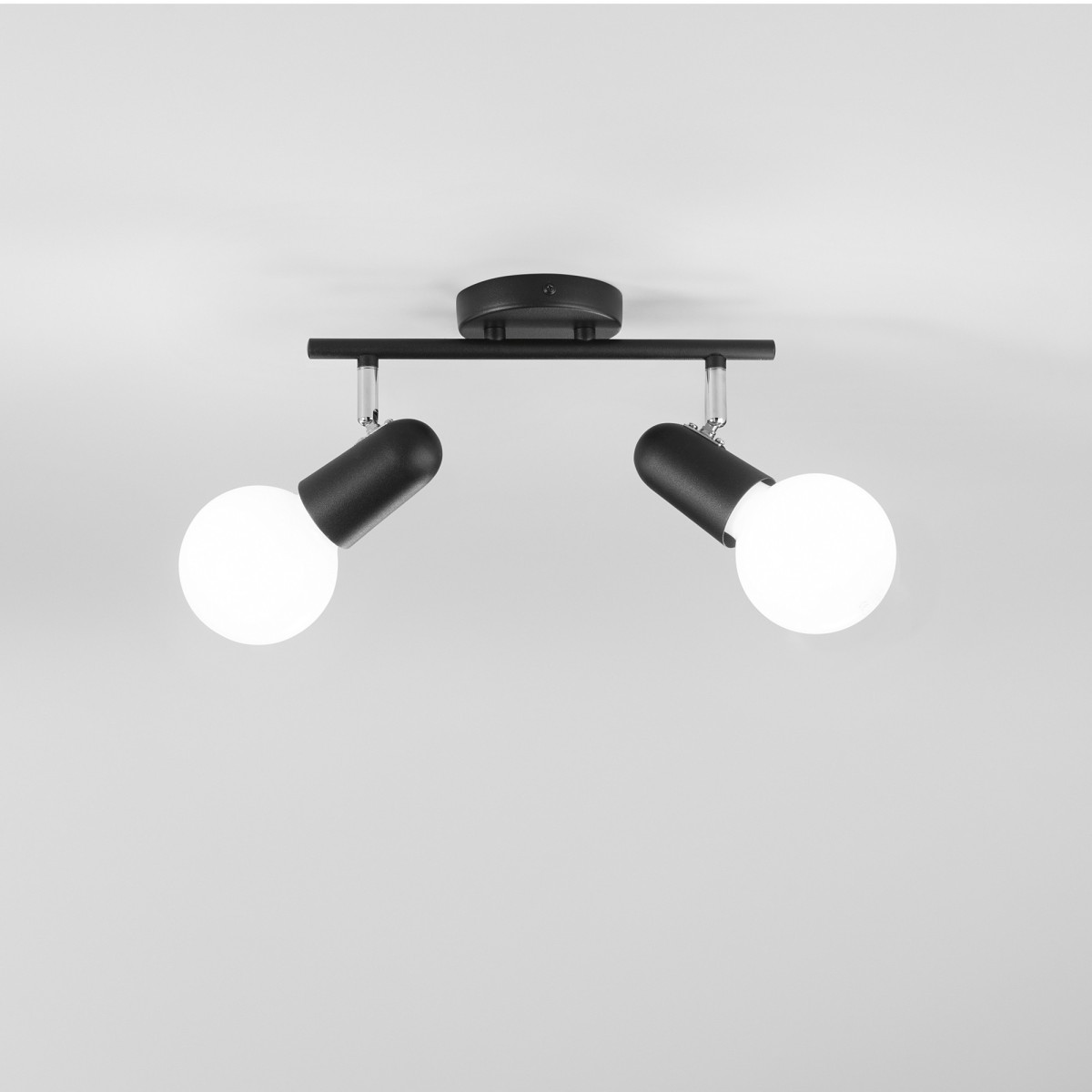 Applique Spot Orientabile Bianco o Nero 2xE27 | Mondialshop