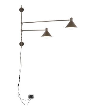 Applique Regolabile a 2 Bracci E27 | Mondialshop