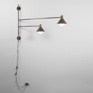 Applique Regolabile a 2 Bracci E27 | Mondialshop