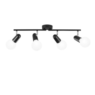 Applique Spot 4 Luci Bianca o Nera | Mondialshop