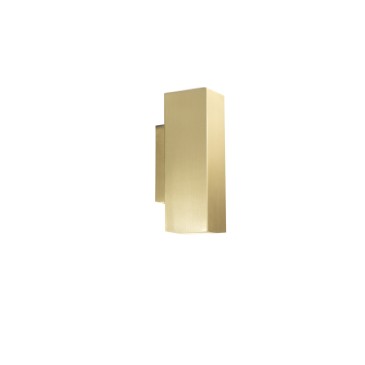 Applique murale carrée moderne disponible en blanc, noir ou or