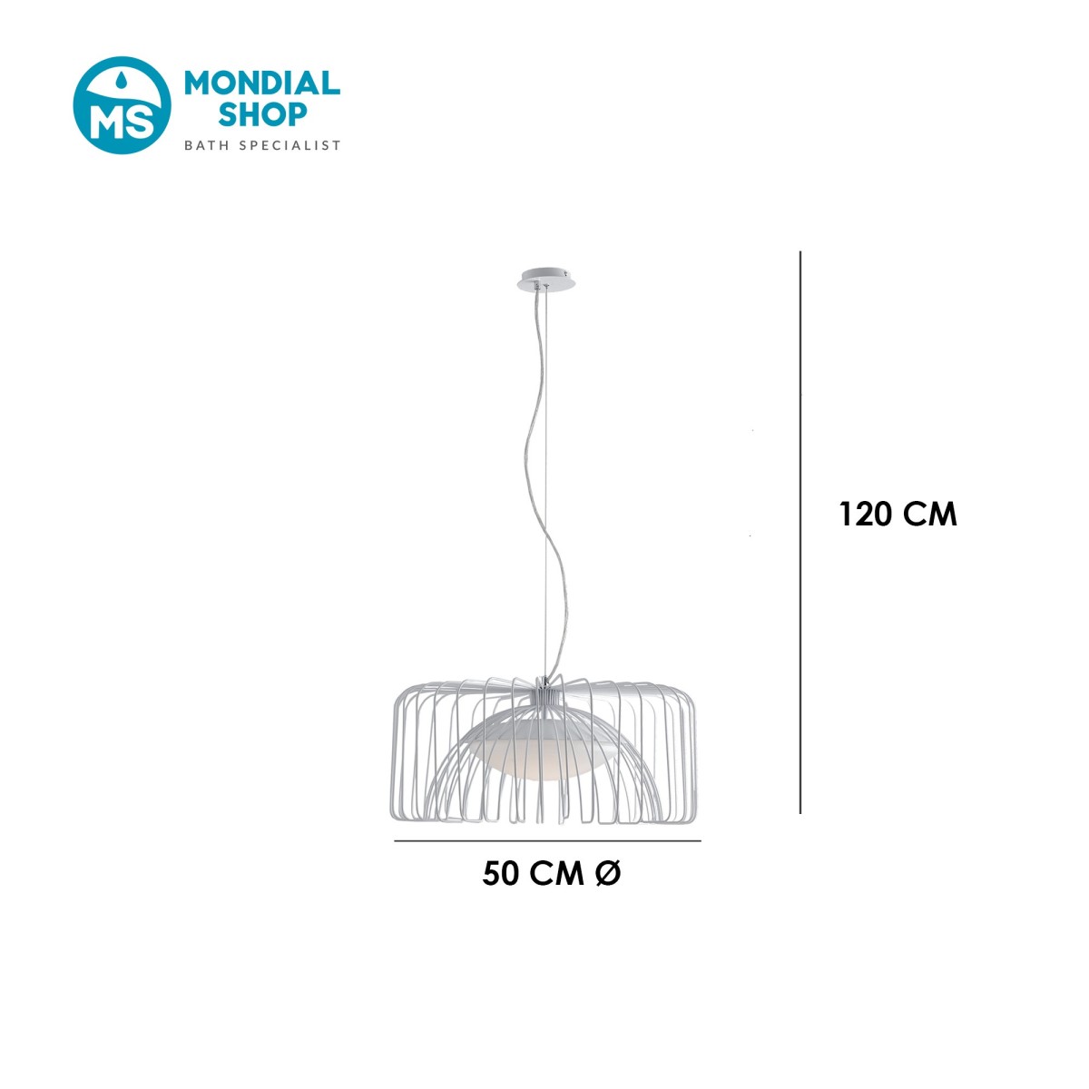 Suspension LED haute luminosité 24 W | Mondialshop