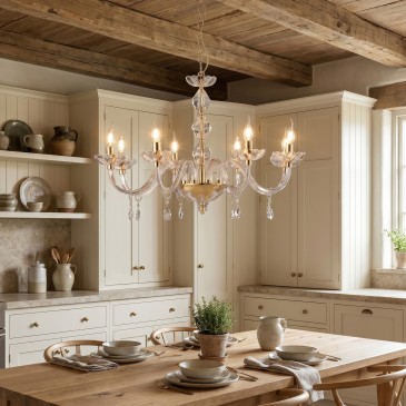 Lampadario Classico a 8...