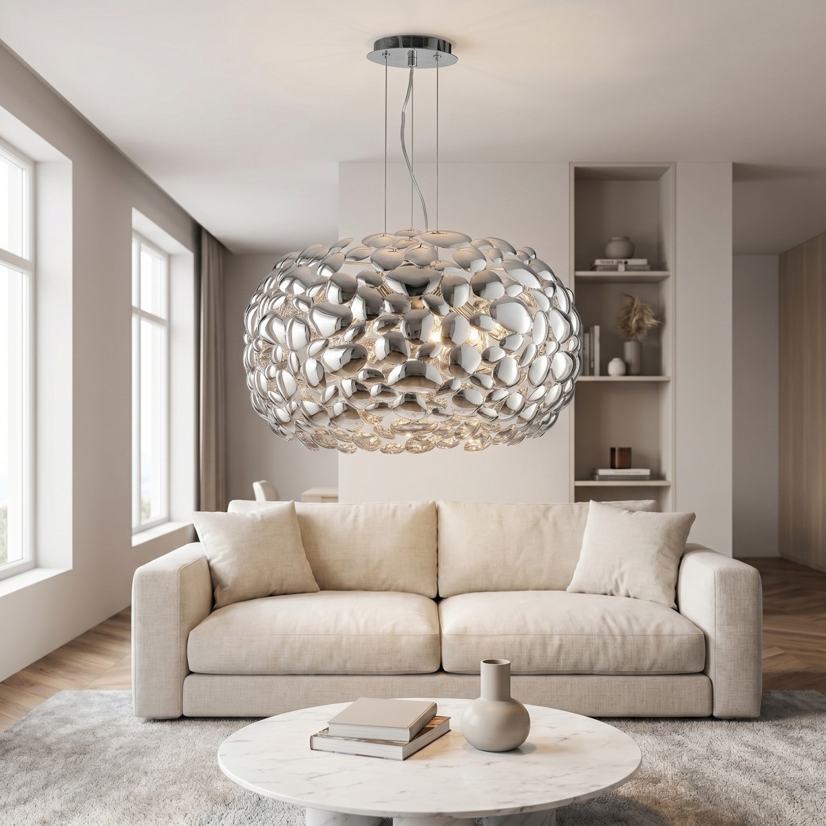 lampadario a sospensione moderno diametro 48 cm,...