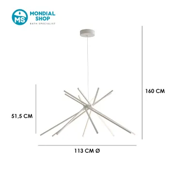 54-W-LED-Pendelleuchte mit alternativem Design | Mondialshop
