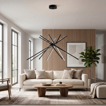 lampadario moderno LED 54W, la soluzione ideale per chi cerca design contemporaneo e tecnologia a basso consumo