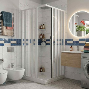 Cabine de douche double...