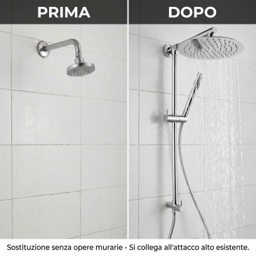 Colonna Doccia per Presa Acqua Alta Senza Opere murarie