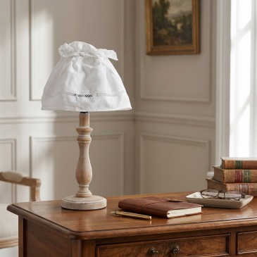 Lampe classique en bois...