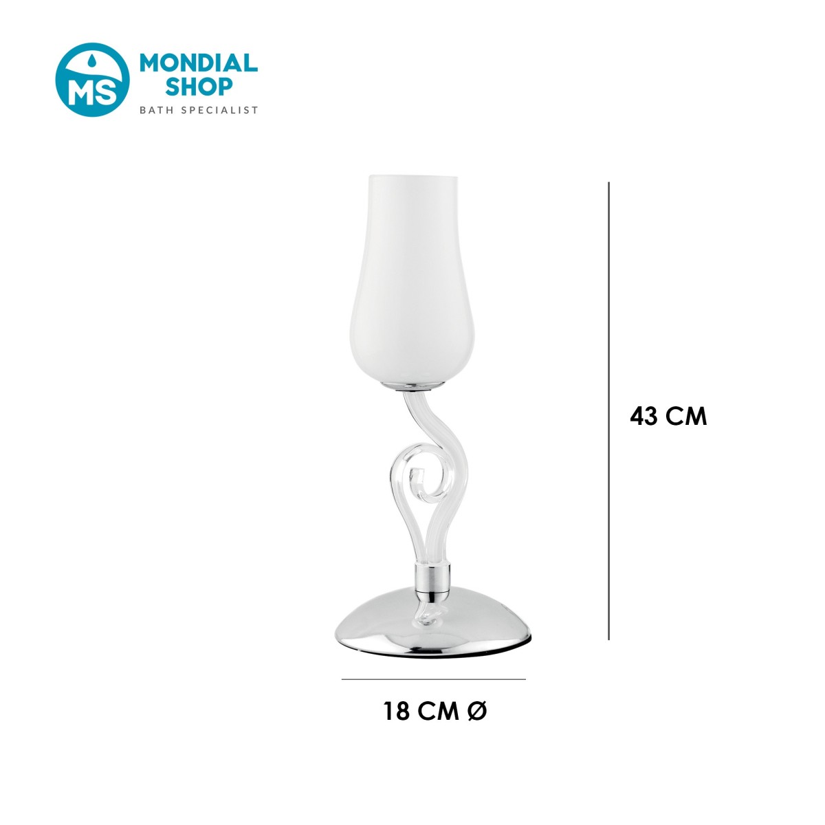 scheda tecnica lampada dal design classico e unico ANGEL-M