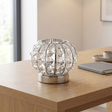 Lampe de table K9 Crystal and Chrome G9 | Mondialshop