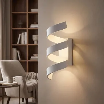 Applique murale spirale LED 9W | Mondialshop