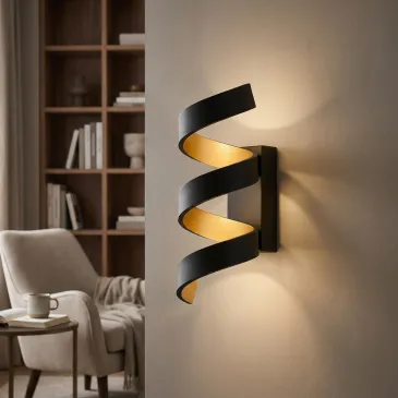 Applique murale spirale LED 9W | Mondialshop
