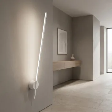 Applique LED 10W per Salotto e Corridoio Nero o Bianco