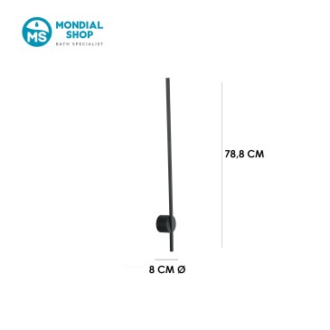 Applique murale LED 10 W, blanche ou noire | Mondialshop