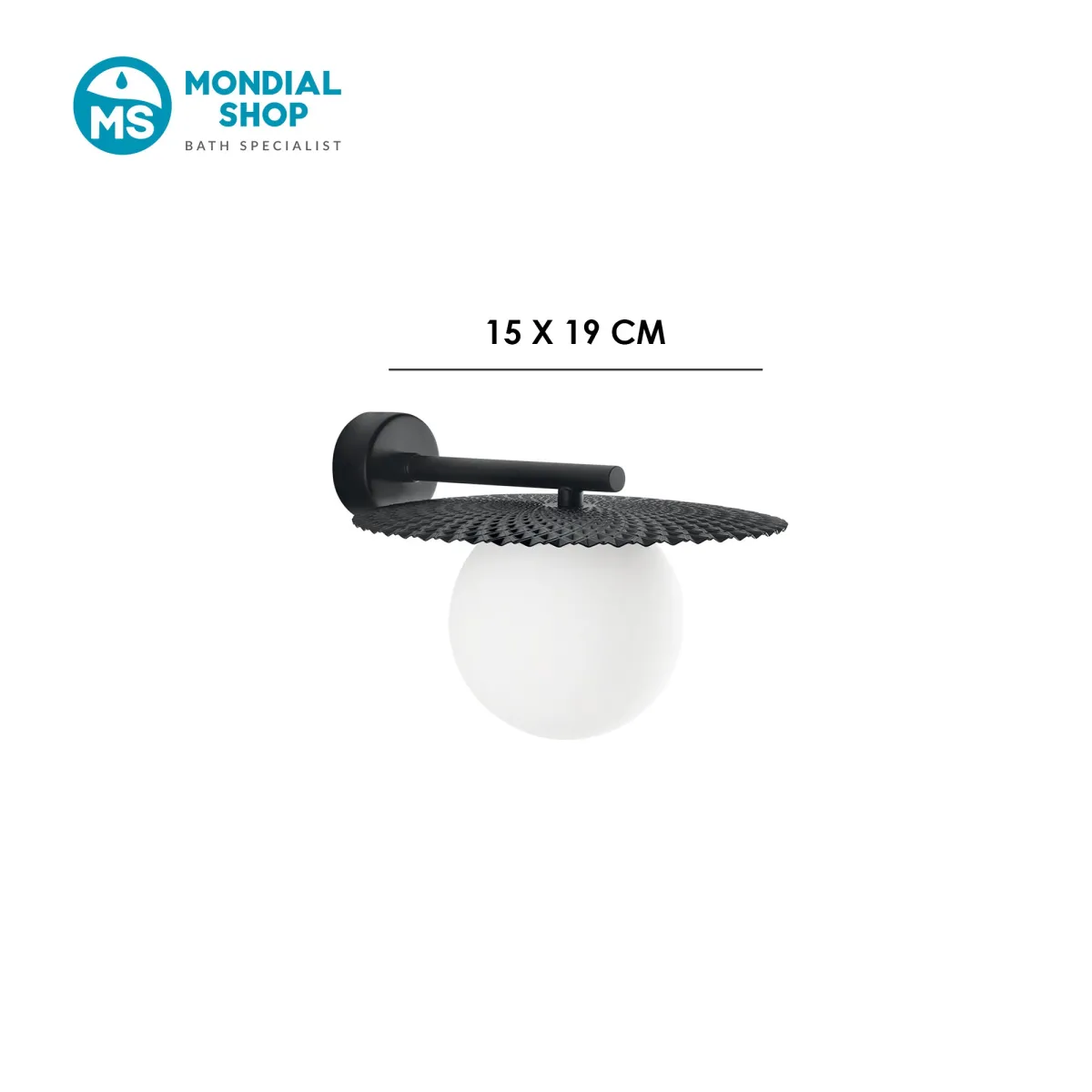 Applique murale G9 élégante dorée ou noire | Mondialshop