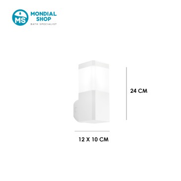 Applique da Esterno GU10 Bianco o Nero | Mondialshop