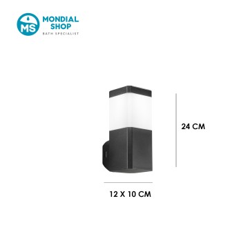 Applique da Esterno GU10 Bianco o Nero | Mondialshop