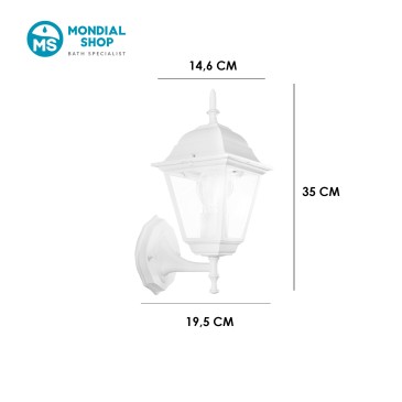 Außenleuchte E27, nach oben gerichtet | Mondialshop