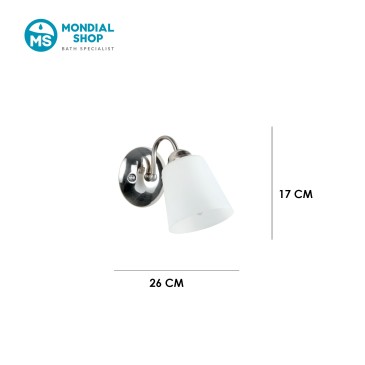 Scheda tecnica applique 1162 in nichel