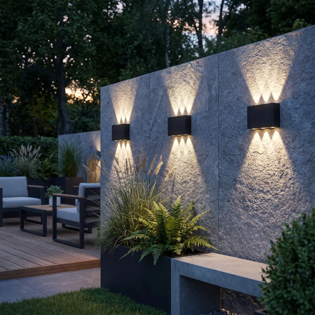 Applique murale moderne à double émission | Mondialshop