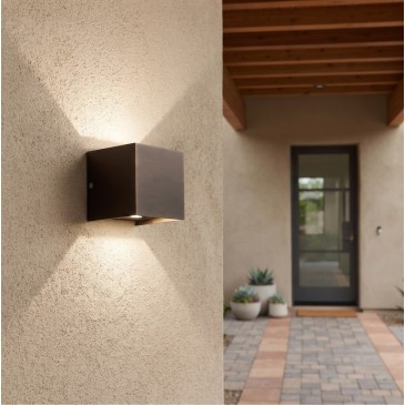 Applique murale LED à double émission, disponible en 4 couleurs | Mondialshop