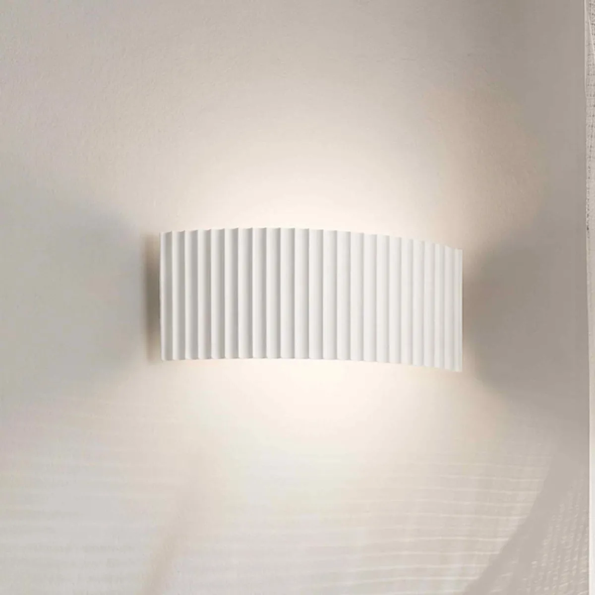 Applique in Gesso Verniciabile 2xG9 | Mondialshop