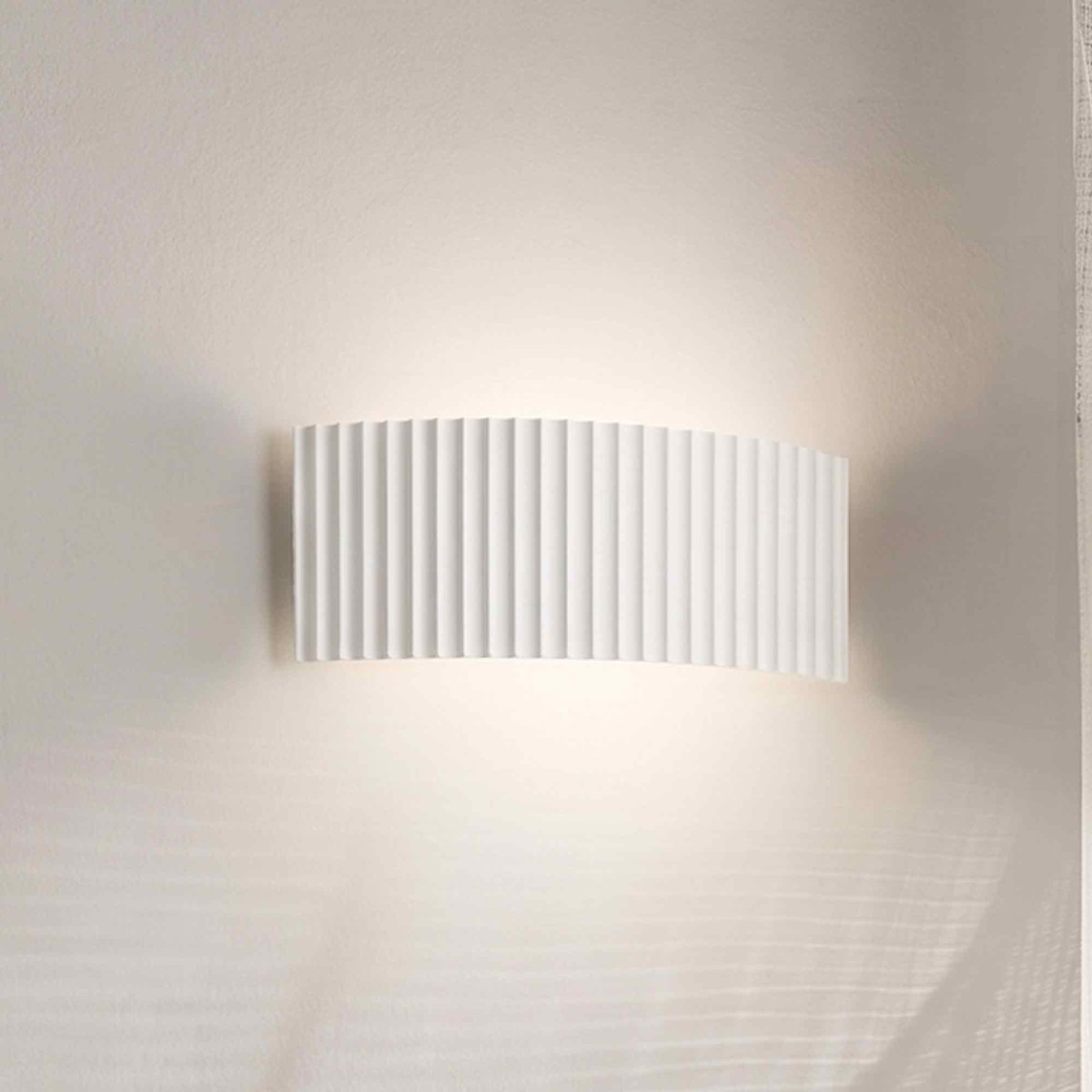 Applique murale en plâtre à peindre, 2xG9 | Mondialshop