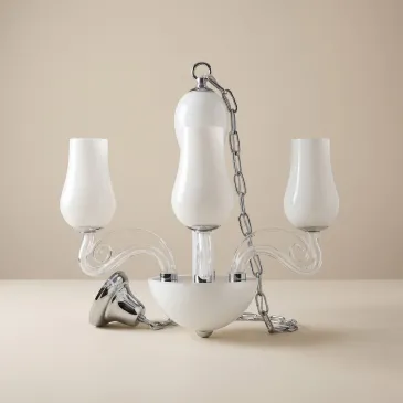 Suspension en verre soufflé teinté, E14 | Mondialshop