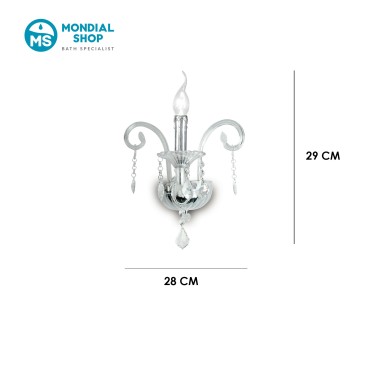 Scheda tecnica applique dal design moderno CRISTALLO