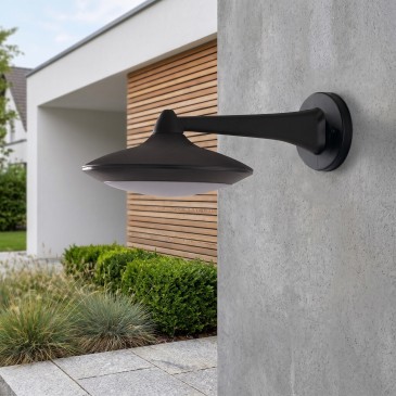 12-W-LED-Außenwandleuchte, Weiß oder Schwarz | Mondialshop