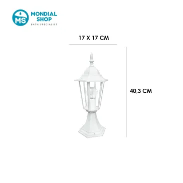 Lampe d'extérieur E27 style parisien | Mondialshop