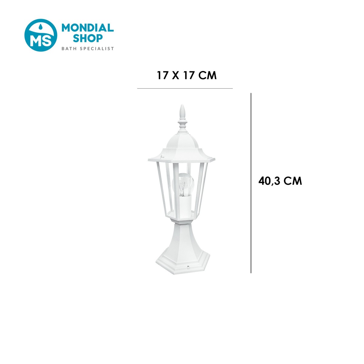 Pariser Außenleuchte E27 | Mondialshop