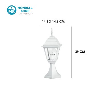 Scheda tecnica paletto lampada ROMA L1