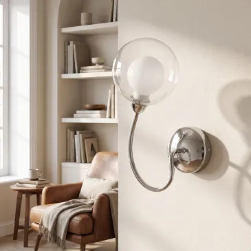 Applique Moderna Cromo Multifunzione G9