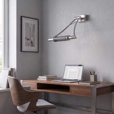 Applique Orientabile R7S Vetro e Metallo | Mondialshop