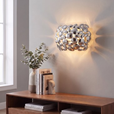 Applique da Parete 2xE14 Bianca o Cromo | Mondialshop