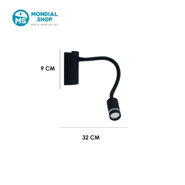 Applique murale LED en silicone réglable 3W | Mondialshop