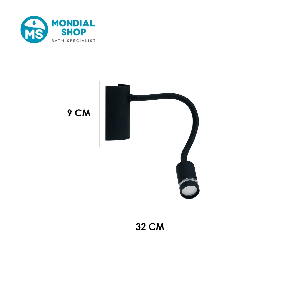 Applique murale LED en silicone réglable 3W | Mondialshop