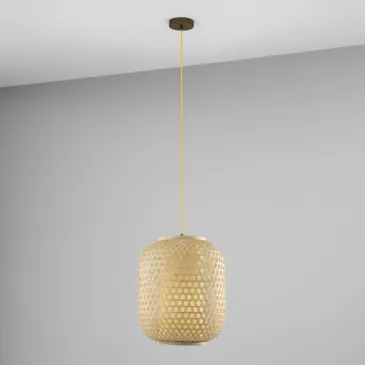 Lampadario Vintage in Bambù Naturale | Mondialshop