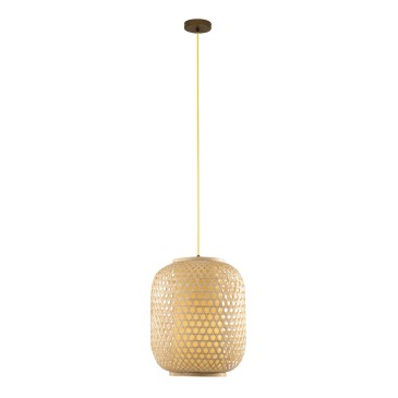 Lustre vintage en bambou...