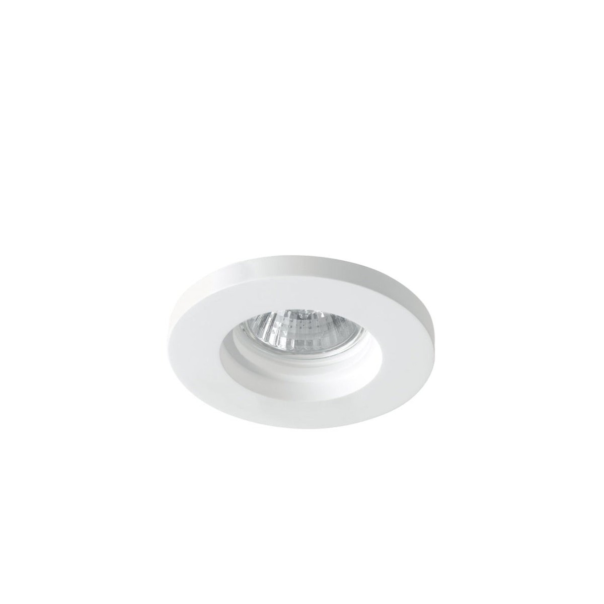 Faretto in Gesso Bianco Verniciabile Tondo o Quadrato |...