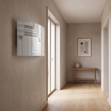Luce soffusa e riflessi raffinati: applique da parete rettangolare