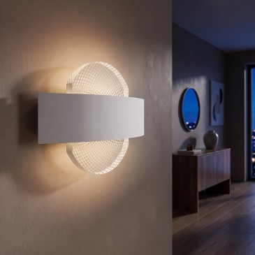 Applique murale LED blanche moderne 10 W | Mondialshop