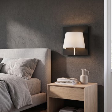 Applique murale LED moderne 6W, blanche ou noire | Mondialshop