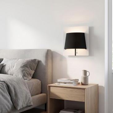 Applique murale LED moderne 6W, blanche ou noire | Mondialshop