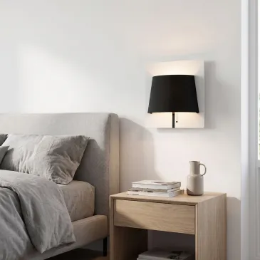 Applique murale LED moderne 6W, blanche ou noire | Mondialshop